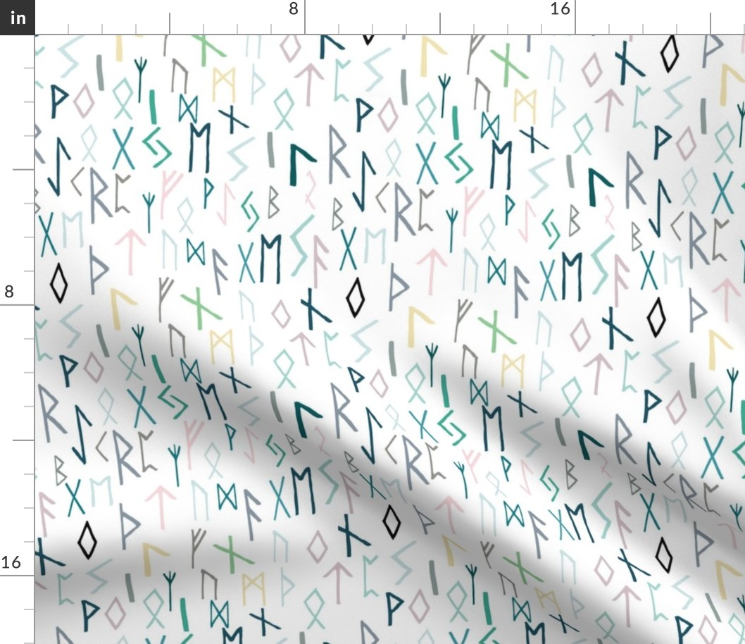 Futhark-Runes - medium scale