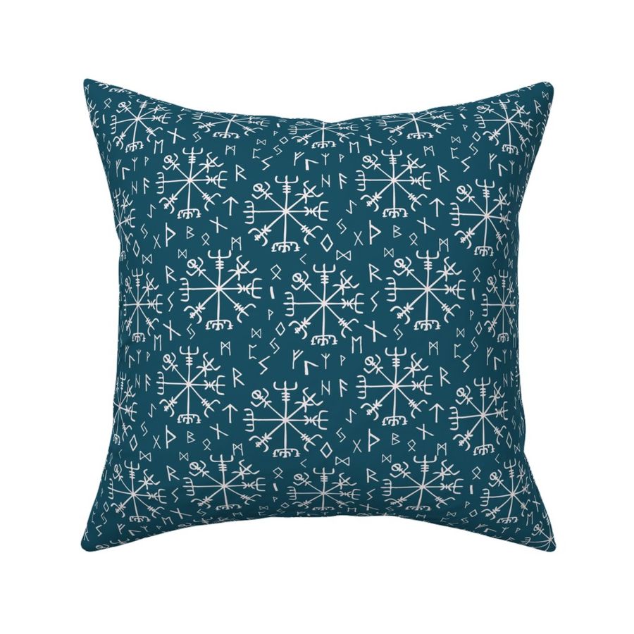 Viking Compass Ornament by Creativemotions on Throw Pillow Society6 Vegvisir 