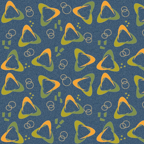 Boomerangs Triangle Navy