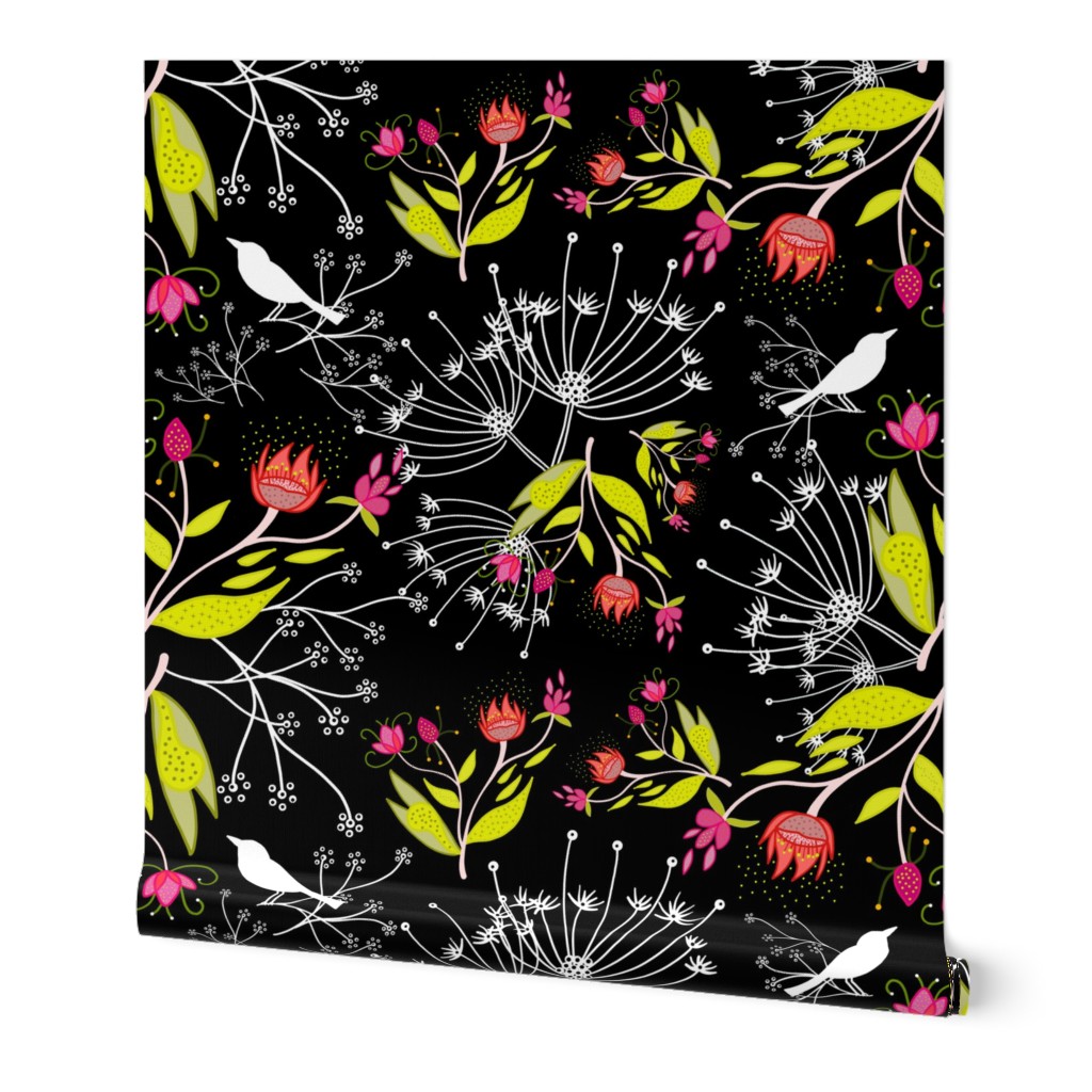 Garden on Planet X #1 - black, medium 