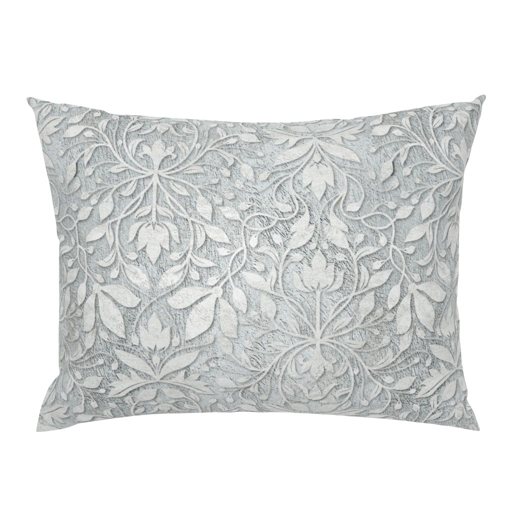 Plaster relief damask