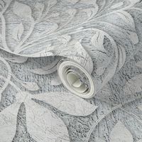 Plaster relief damask