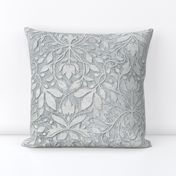 Plaster relief damask