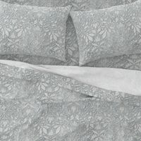 Plaster relief damask