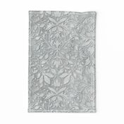 Plaster relief damask