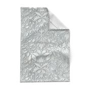 Plaster relief damask