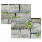 Gray Stone Wall Large