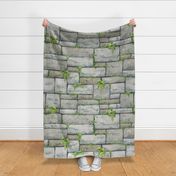 Gray Stone Wall Large
