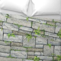 Gray Stone Wall Large