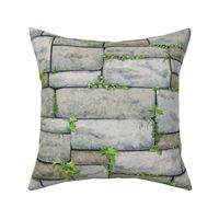 Gray Stone Wall Medium