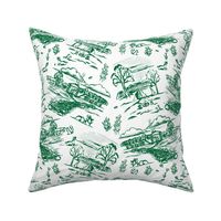 Off the Grid Green Toile