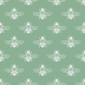 Baby Bee on Rosemary Green // standard