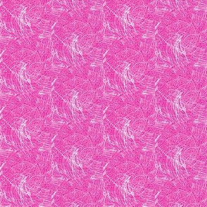 Scratchy Textures on Hot Pink - Medium Scale