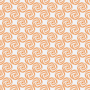 small swirleys - orange frost whirl