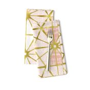 Luminous - Gilded Blush Pink Geometric Jumbo Scale