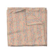 Snakeskin Abstract Snake Animal Print Stripes in Blush Orange Gray Beige  Cream Neutrals - UnBlink Studio by Jackie Tahara