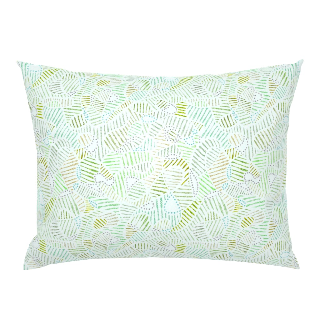 Swirly organic line shapes textured light blue green (small)