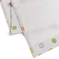 Pastel Polka Dots with Outlines