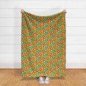 60's Funky Floral 200% Size