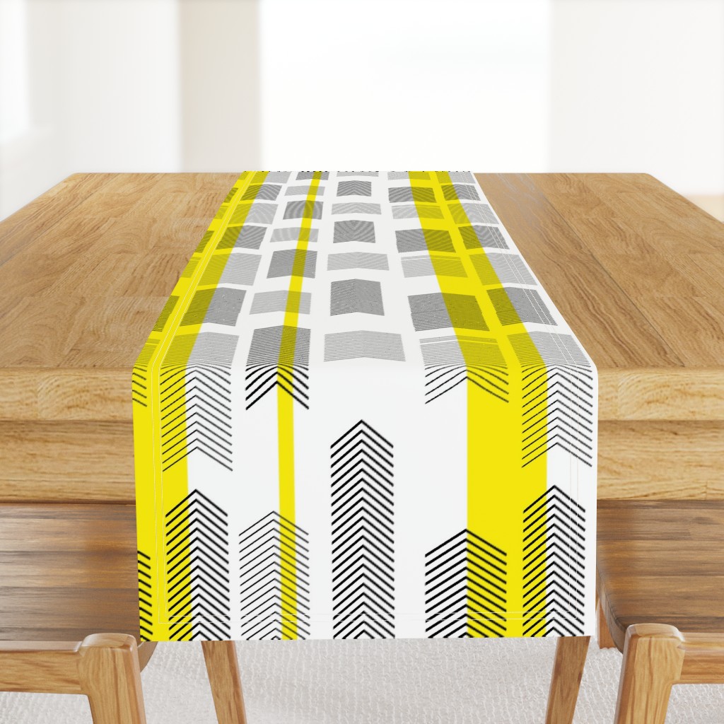 chevron stripe in yellow