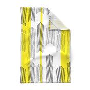 chevron stripe in yellow