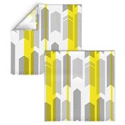 chevron stripe in yellow