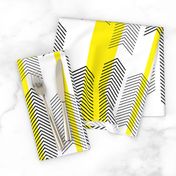 chevron stripe in yellow