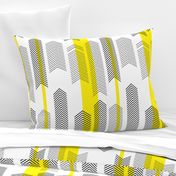 chevron stripe in yellow