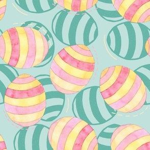 Striped Easter Eggs