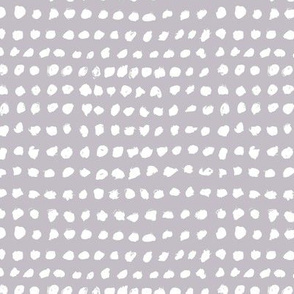 Inky spots and dots raw brush spots minimal design Scandinavian nursery neutral mauve gray purple