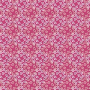 pink geometric abstract by rysunki_malunki