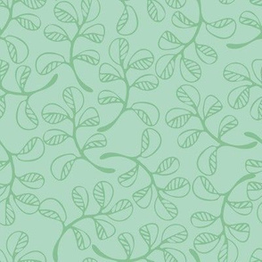 simple green leaves by rysunki_malunki