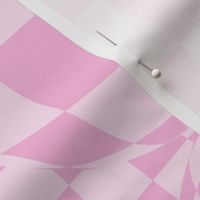 JP13  -  Large  -  Bubbly Op Art Checks in Cotton Candy Pink