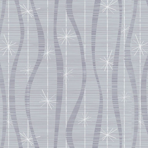 Ribbons and Stars light gray 