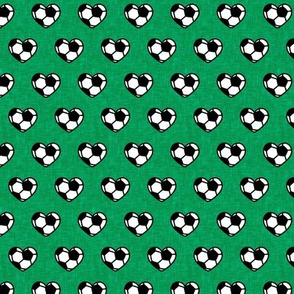 green soccer ball background