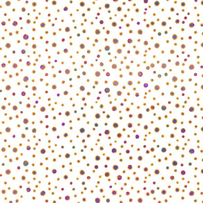 Small Purple Dots on White
