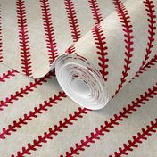 (small scale) baseball stitch - baseball - vintage - LAD20