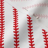 (small scale) baseball stitch - baseball - white - LAD20