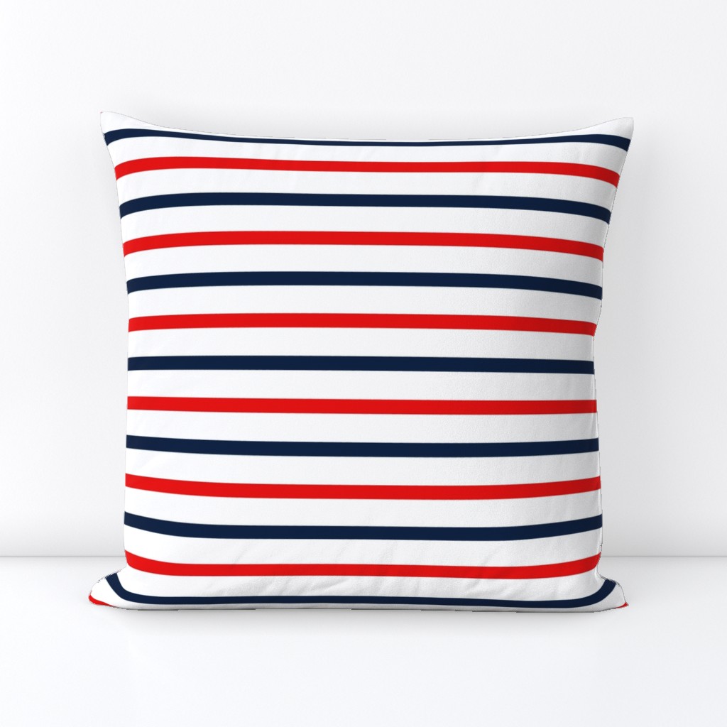 navy and red stripes - LAD20