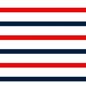 navy and red stripes - LAD20