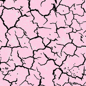cracked paint pink