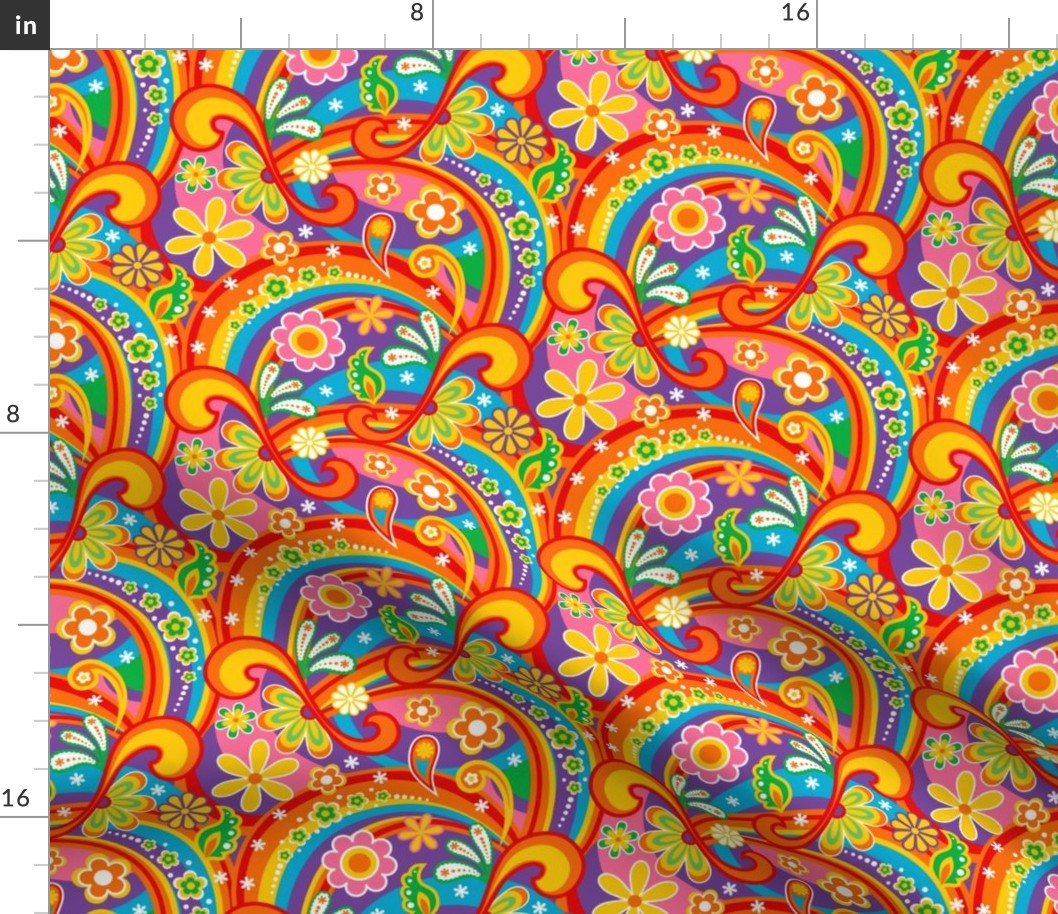 1960_Psychedelic Flower Power 67% Size