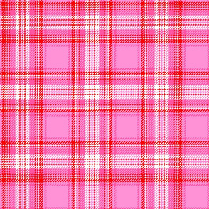 valentines plaid