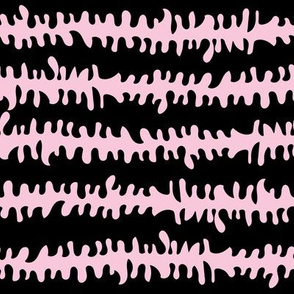Mid Century modern Pink horizontal grunge stripes