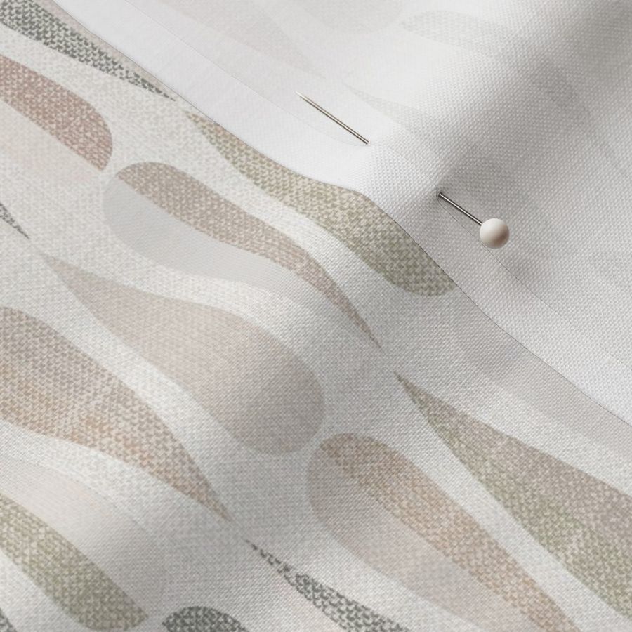 Petite Mid Century Modern Neutral Fabric | Spoonflower