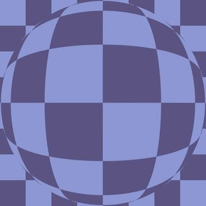 JP20 -   Bubbly Op Art Checks in Lavender and Violet