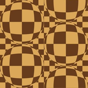 JP22  - Medium - Pecan Praline Checkerboard