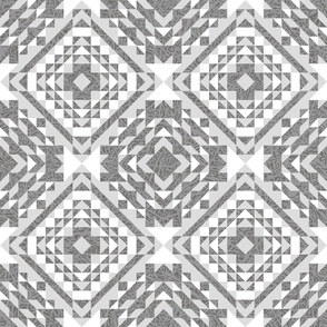 Geometric  Shapes. Monochrome Grays.