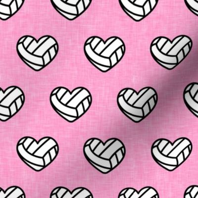 volleyball hearts - pink - LAD20