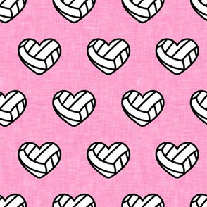 volleyball hearts - pink - LAD20
